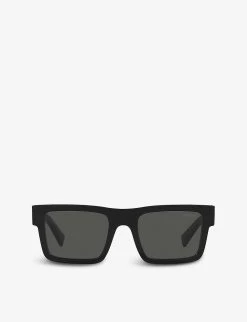 PRADA PR 19WS Square-frame Acetate Sunglasses For Womens Black