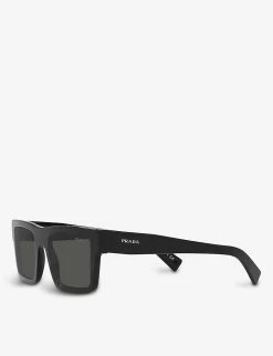 PRADA PR 19WS Square-frame Acetate Sunglasses For Womens Black -Deals PRADA Store unnamed file 1003
