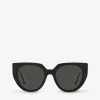 PRADA PR14WS Cat Eye-frame Acetate Sunglasses For Womens Black 2 PRADA PR14WS Cat Eye-frame Acetate Sunglasses For Womens Black -Deals PRADA Store unnamed file 1006