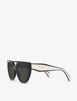 PRADA PR14WS Cat Eye-frame Acetate Sunglasses For Womens Black -Deals PRADA Store unnamed file 1008
