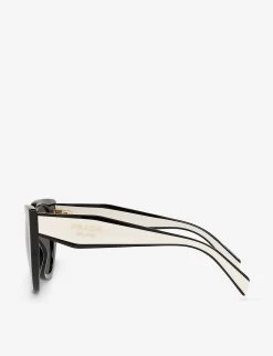 PRADA PR14WS Cat Eye-frame Acetate Sunglasses For Womens Black -Deals PRADA Store unnamed file 1009