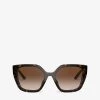 PRADA PR 24XS Rectangle-frame Sunglasses For Womens Brown
