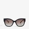 PRADA PR02WS Square-frame Acetate Sunglasses For Womens Black -Deals PRADA Store unnamed file 1035