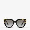 PRADA PR14WS Cat Eye-frame Acetate Sunglasses For Womens Black -Deals PRADA Store unnamed file 1040