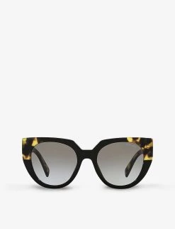 PRADA PR14WS Cat Eye-frame Acetate Sunglasses For Womens Black