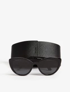PRADA PR02V Cat-eye-frame Sunglasses For Womens Black -Deals PRADA Store unnamed file 1050