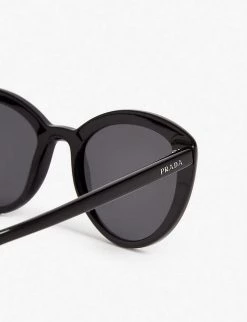 PRADA PR02V Cat-eye-frame Sunglasses For Womens Black -Deals PRADA Store unnamed file 1052