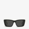 PRADA PR 08YS Butterfly-shaped Acetate Sunglasses For Womens Black