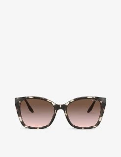 PRADA PR 12XS Cat-eye Acetate And Metal Sunglasses For Womens Brown -Deals PRADA Store unnamed file 1092