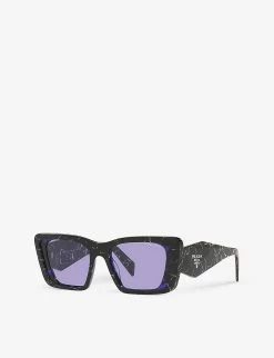 PRADA PR 08YS Symbole Butterfly-frame Acetate Sunglasses For Womens Brown -Deals PRADA Store unnamed file 1099