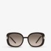 PRADA PR04WS Square-frame Nylon Sunglasses For Womens Brown -Deals PRADA Store unnamed file 1103