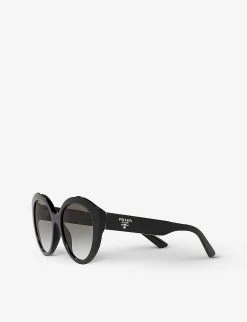 PRADA PR 01YS Acetate Square Sunglasses For Womens Black -Deals PRADA Store unnamed file 1120
