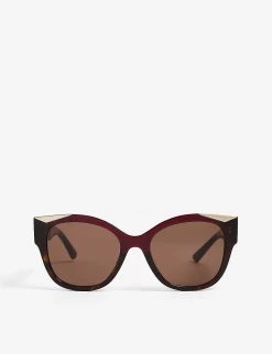 PRADA PR02WS Cat Eye-frame Acetate Sunglasses For Womens Red -Deals PRADA Store unnamed file 1127