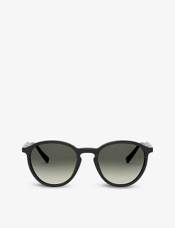 PRADA PR05XS Round-frame Acetate Sunglasses For Womens Black -Deals PRADA Store unnamed file 1132