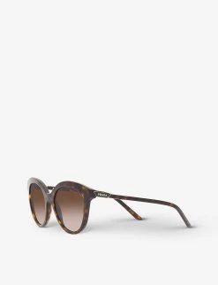 PRADA PR 02YS Acetate Round Sunglasses For Womens Brown -Deals PRADA Store unnamed file 1145