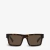 PRADA PR 19WS Square-frame Acetate Sunglasses For Womens Brown