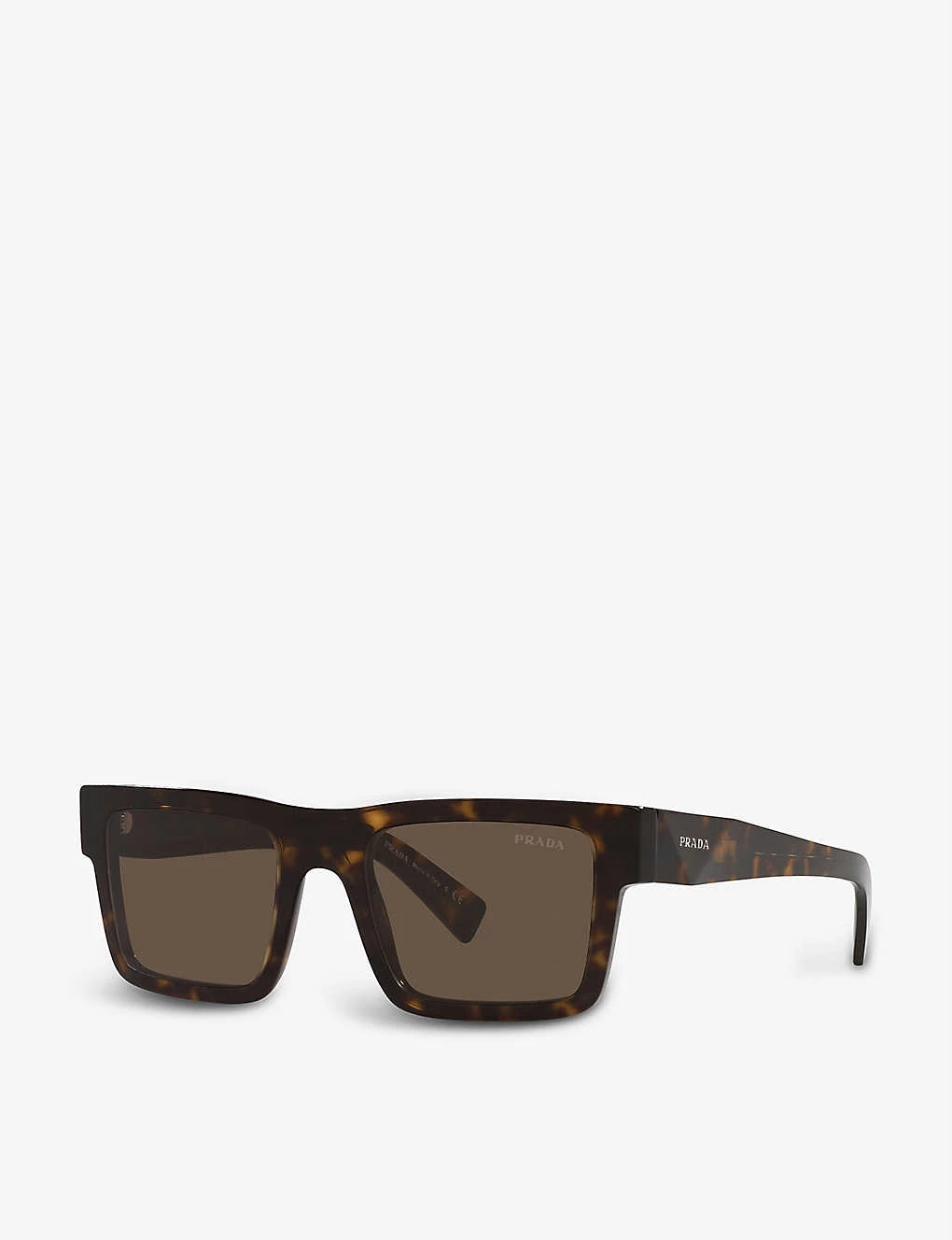 PRADA PR 19WS Square-frame Acetate Sunglasses For Womens Brown 4 PRADA PR 19WS Square-frame Acetate Sunglasses For Womens Brown - Image 2