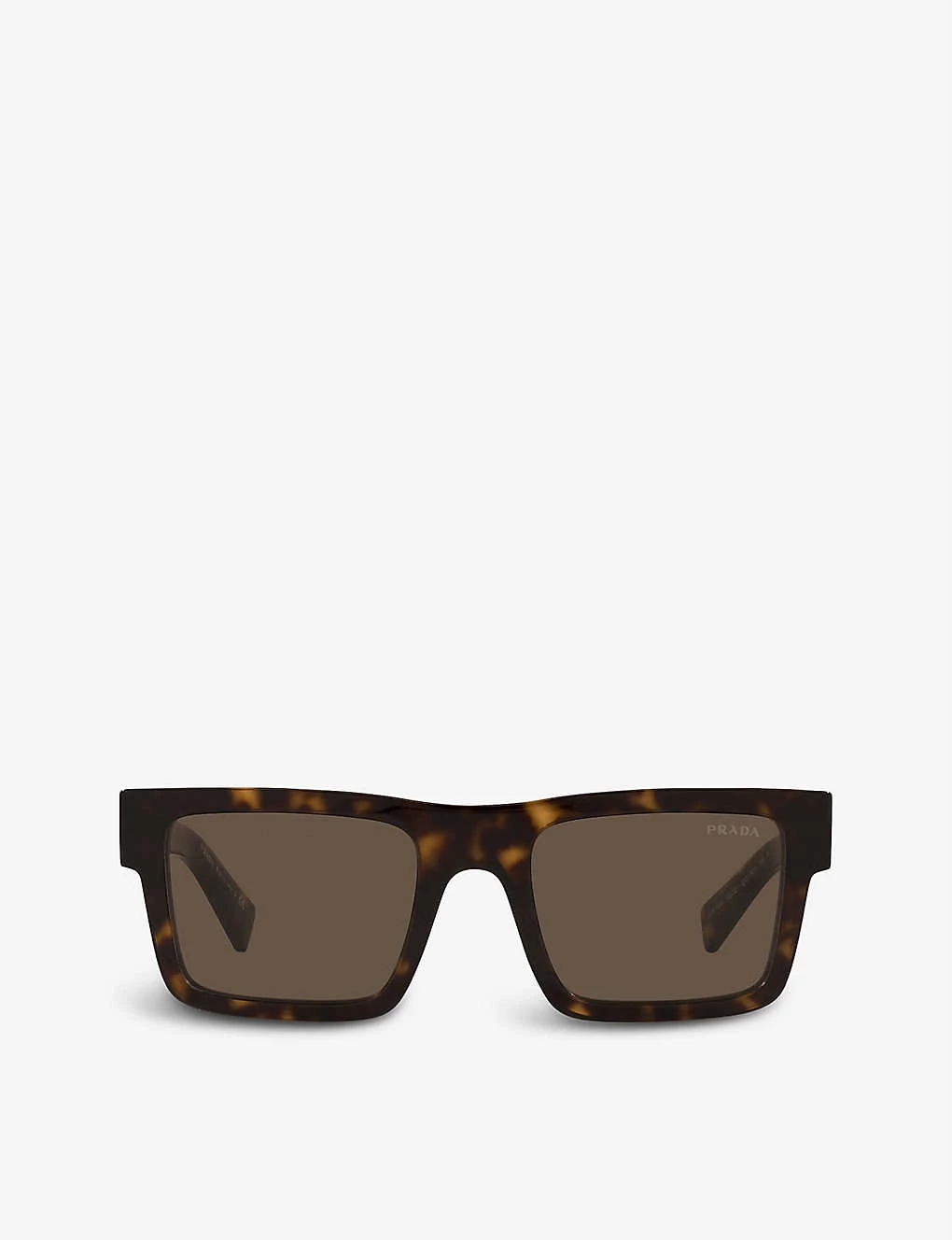 PRADA PR 19WS Square-frame Acetate Sunglasses For Womens Brown 7 PRADA PR 19WS Square-frame Acetate Sunglasses For Womens Brown - Image 5