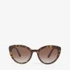 PRADA PR02V Cat-eye-frame Sunglasses For Womens Brown