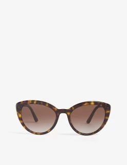 PRADA PR02V Cat-eye-frame Sunglasses For Womens Brown -Deals PRADA Store unnamed file 1161