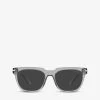 PRADA PR 04YS Acetate Pillow Sunglasses For Womens Clear