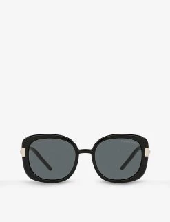 PRADA PR04WS Square-frame Nylon Sunglasses For Womens Black