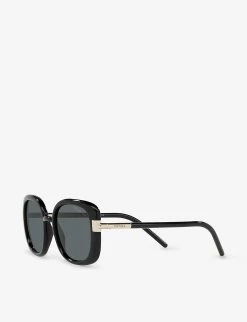PRADA PR04WS Square-frame Nylon Sunglasses For Womens Black -Deals PRADA Store unnamed file 1174
