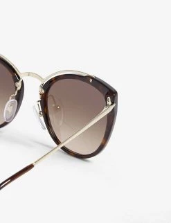 PRADA PR20U Havana Cat-eye-frame Sunglasses For Womens -Deals PRADA Store unnamed file 1179