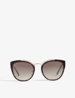 PRADA PR20U Havana Cat-eye-frame Sunglasses For Womens -Deals PRADA Store unnamed file 1180
