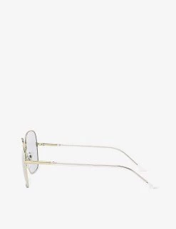 PRADA PR 67XS 58 Rectangle-frame Gold-tone Metal Sunglasses For Womens 10 PRADA PR 67XS 58 Rectangle-frame Gold-tone Metal Sunglasses For Womens -Deals PRADA Store unnamed file 1200
