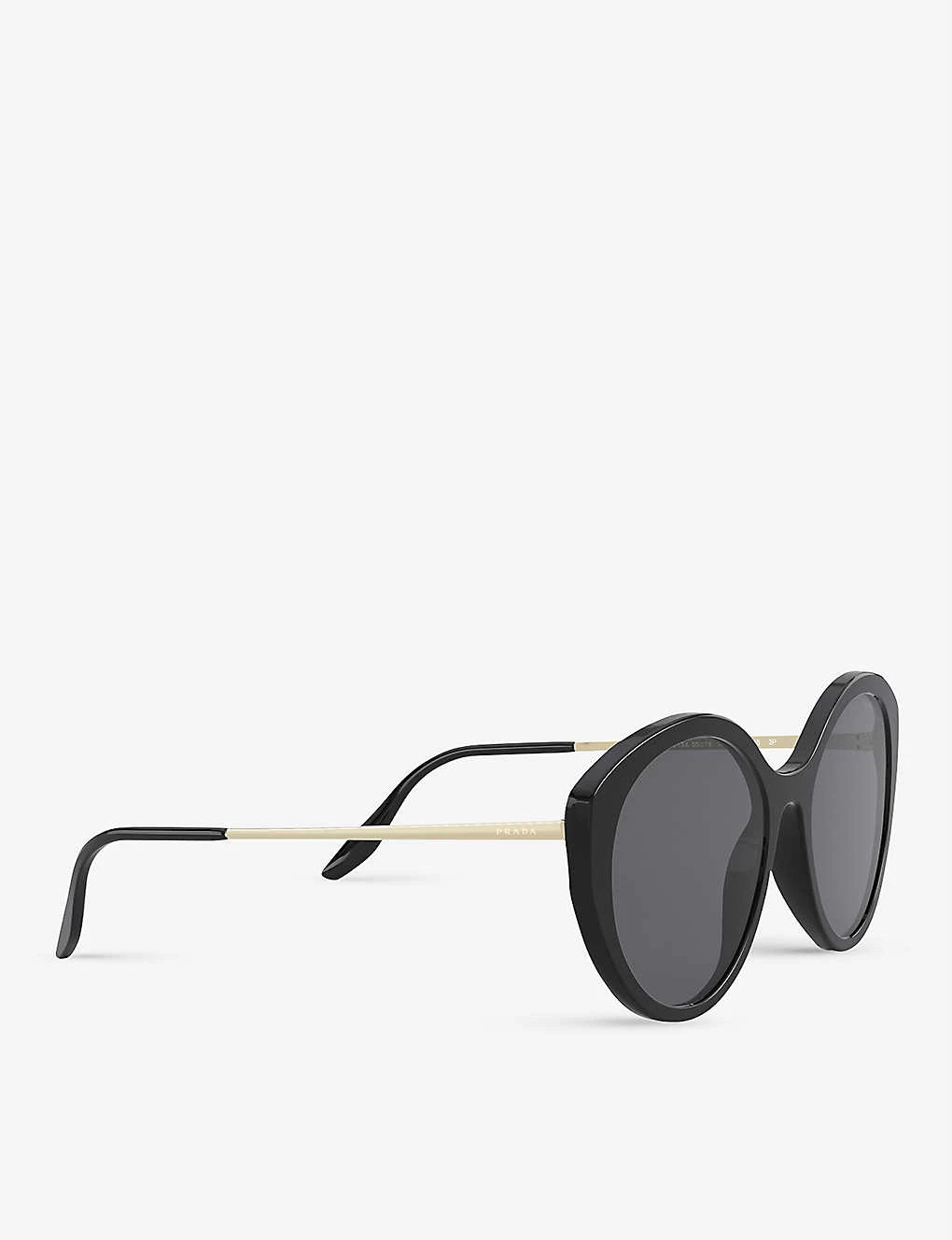 PRADA PR 18XS Polarised Phantos-frame Acetate Sunglasses For Womens Black 4 PRADA PR 18XS Polarised Phantos-frame Acetate Sunglasses For Womens Black - Image 2