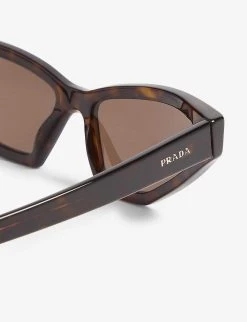 PRADA PR12V Cat-eye-frame Sunglasses For Womens Brown -Deals PRADA Store unnamed file 1233