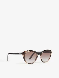 PRADA PR02V Cat-eye-frame Sunglasses For Womens Brown -Deals PRADA Store unnamed file 1237