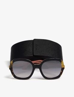 PRADA Square Sunglasses For Womens Black -Deals PRADA Store unnamed file 1249