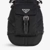PRADA Re-Nylon Branded Recycled-nylon Dog Backpack For Womens Nero
