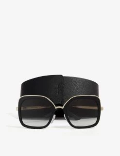 PRADA PR57US Square-frame Sunglasses For Womens Black