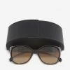 PRADA PR01OS Square Sunglasses For Womens Havana
