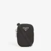 PRADA Trick Nylon Cross-body Pouch For Womens Nero