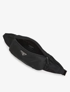 PRADA Brand-plaque Zipped Recycled-nylon Bum Bag For Mens Nero -Deals PRADA Store unnamed file 146