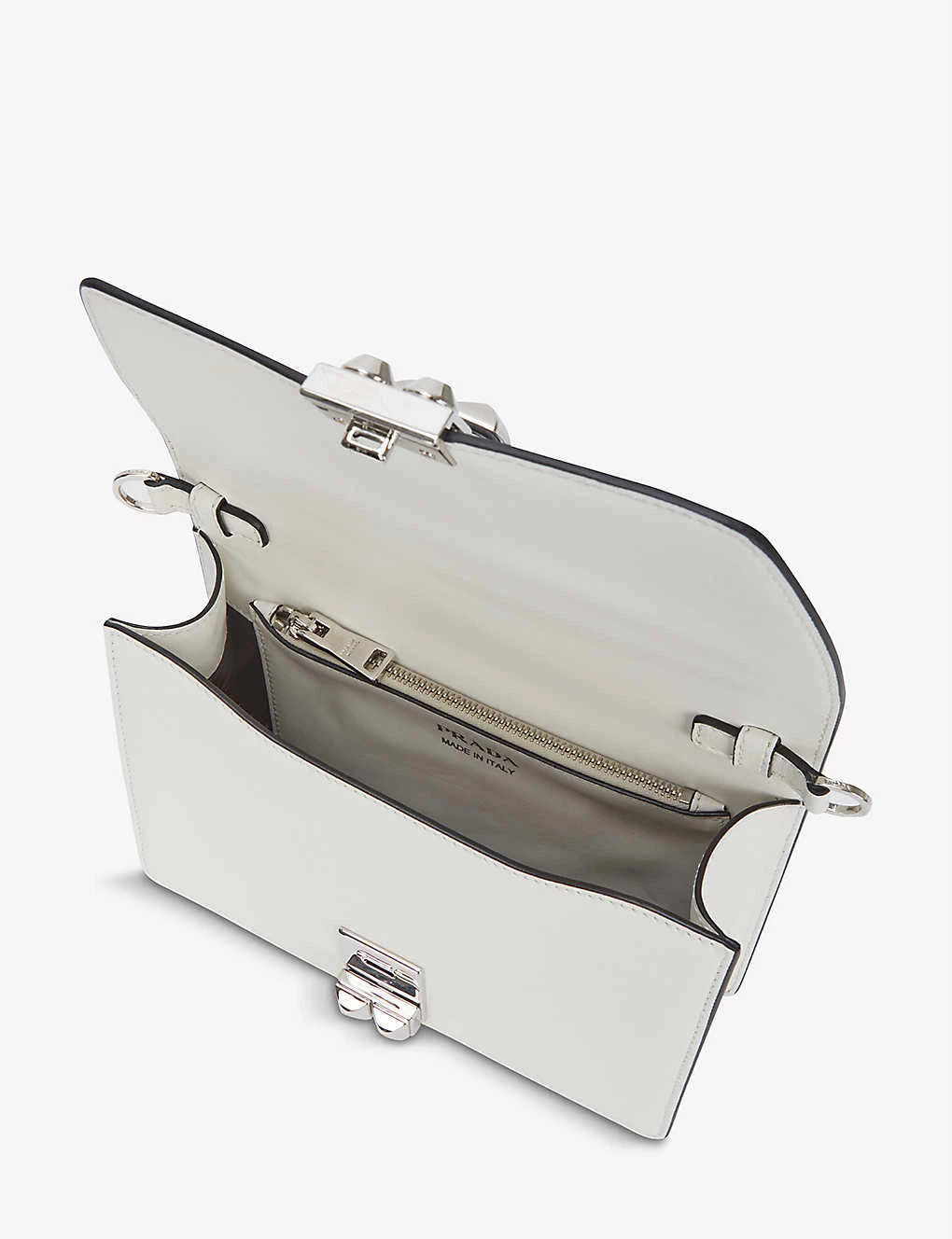 PRADA Elektra Leather Mini Shoulder Bag For Womens White 6 PRADA Elektra Leather Mini Shoulder Bag For Womens White - Image 4