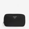 PRADA Logo-plaque Nylon Mini Wallet For Womens Nero 1 PRADA Logo-plaque Nylon Mini Wallet For Womens Nero -Deals PRADA Store unnamed file 165