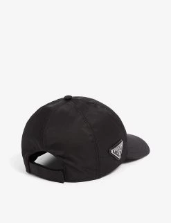 PRADA Re-Nylon Logo-plaque Recycled-nylon Bucket Hat For Mens Nero -Deals PRADA Store unnamed file 205