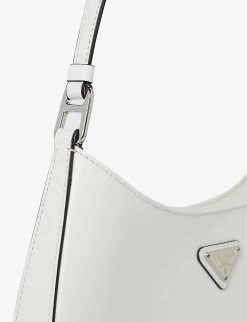 PRADA Cleo Leather Shoulder Bag For Womens Bianco N -Deals PRADA Store unnamed file 211