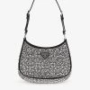 PRADA Cleo Embellished Shoulder Bag For Womens Metal