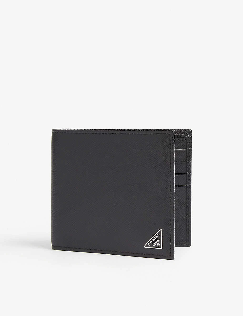 PRADA Saffiano Leather Billfold Wallet Black 6 PRADA Saffiano Leather Billfold Wallet Black - Image 4