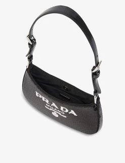 PRADA Cleo Sequin-embellished Leather Shoulder Bag For Womens Platino+nero 11 PRADA Cleo Sequin-embellished Leather Shoulder Bag For Womens Platino+nero -Deals PRADA Store unnamed file 29