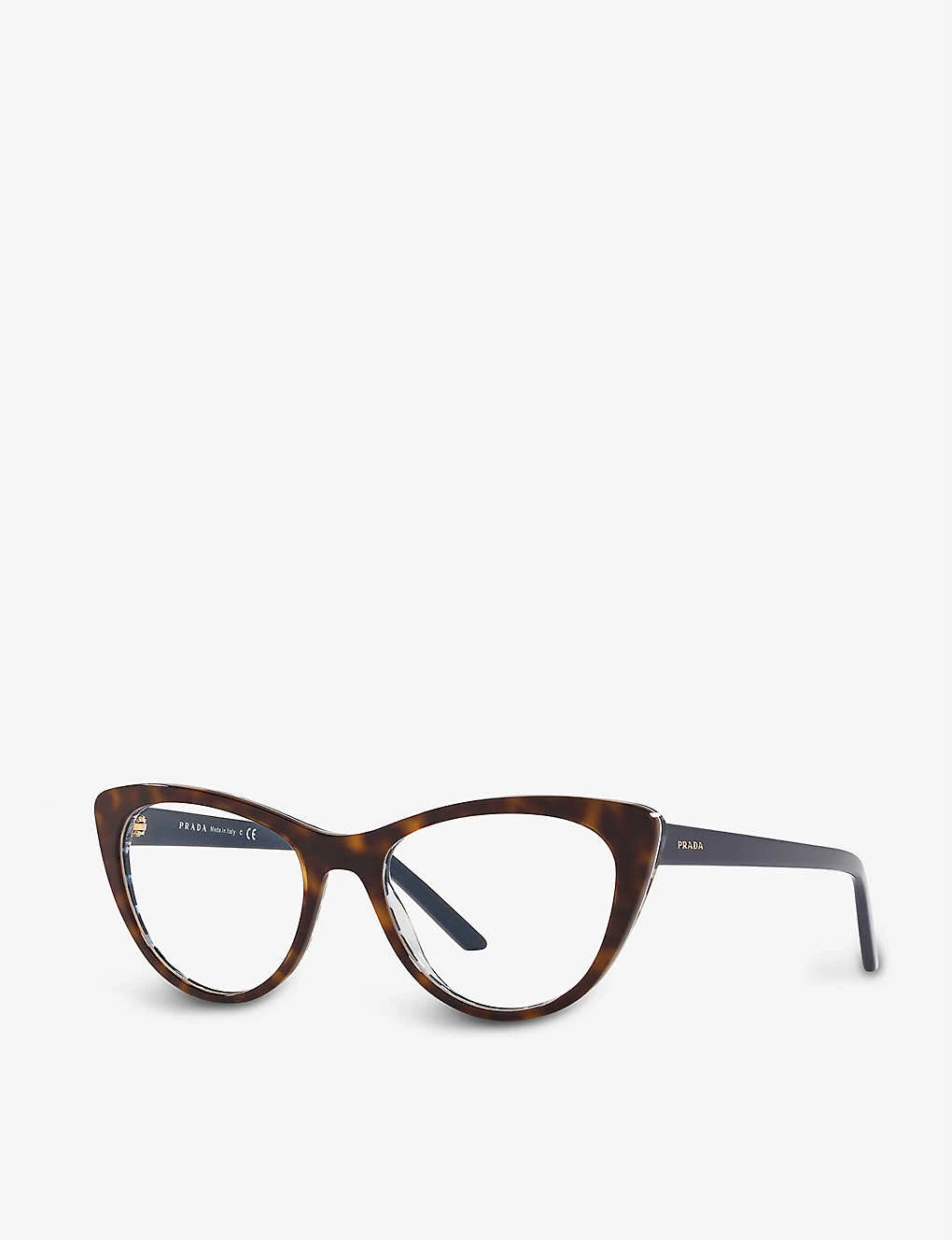 PRADA PR 05XV Millennials Acetate Cat-eye Glasses For Womens Blue 4 PRADA PR 05XV Millennials Acetate Cat-eye Glasses For Womens Blue - Image 2