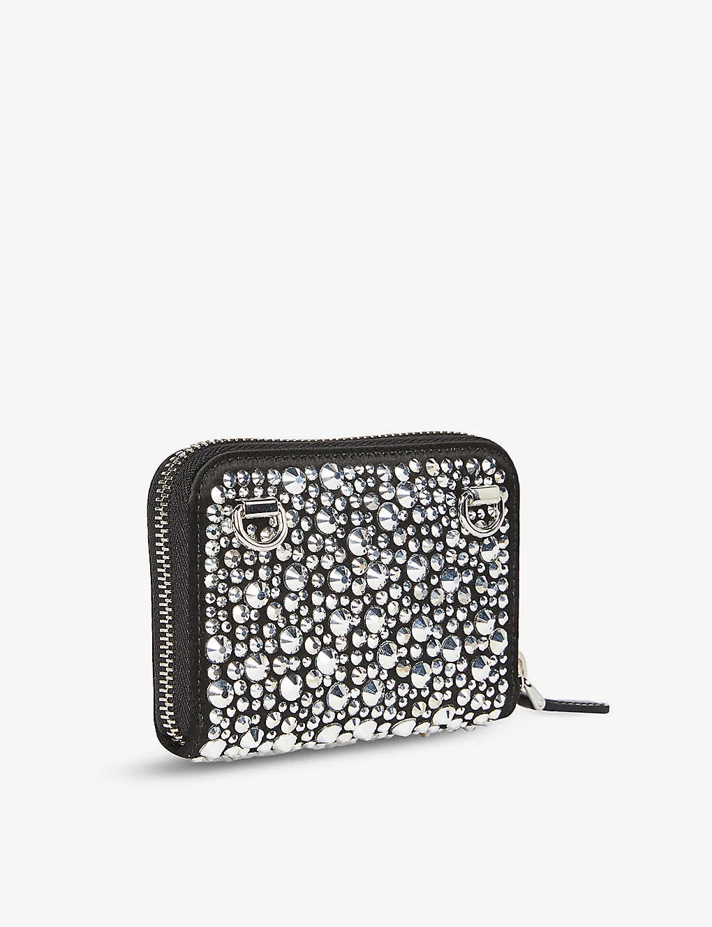 PRADA Crystal-embellished Woven Cross-body Purse For Womens Metal 4 PRADA Crystal-embellished Woven Cross-body Purse For Womens Metal - Image 2