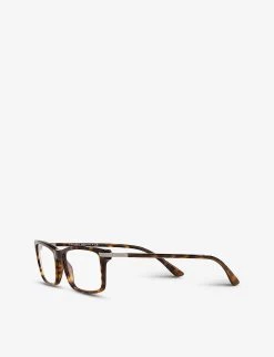PRADA PR 03YV Rectangular-frame Acetate Glasses For Womens Brown -Deals PRADA Store unnamed file 328