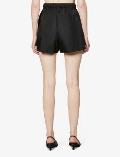 PRADA Logo-plaque High-rise Recycled-nylon Shorts For Womens Nero 11 PRADA Logo-plaque High-rise Recycled-nylon Shorts For Womens Nero -Deals PRADA Store unnamed file 343